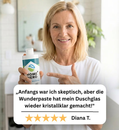 Glass Restore – Entferner für starke Wasserflecken und Kalkablagerungen