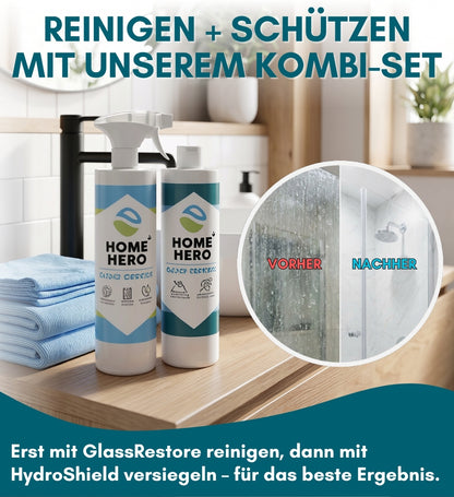 Glass Restore – Entferner für starke Wasserflecken und Kalkablagerungen