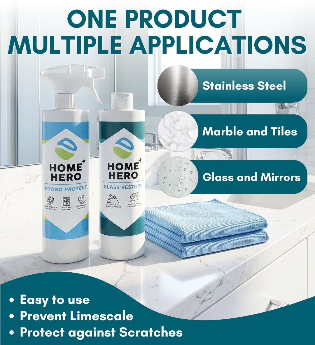 Home Hero™ Restore & Protect Kit - Finally No More Endless Scrubbing