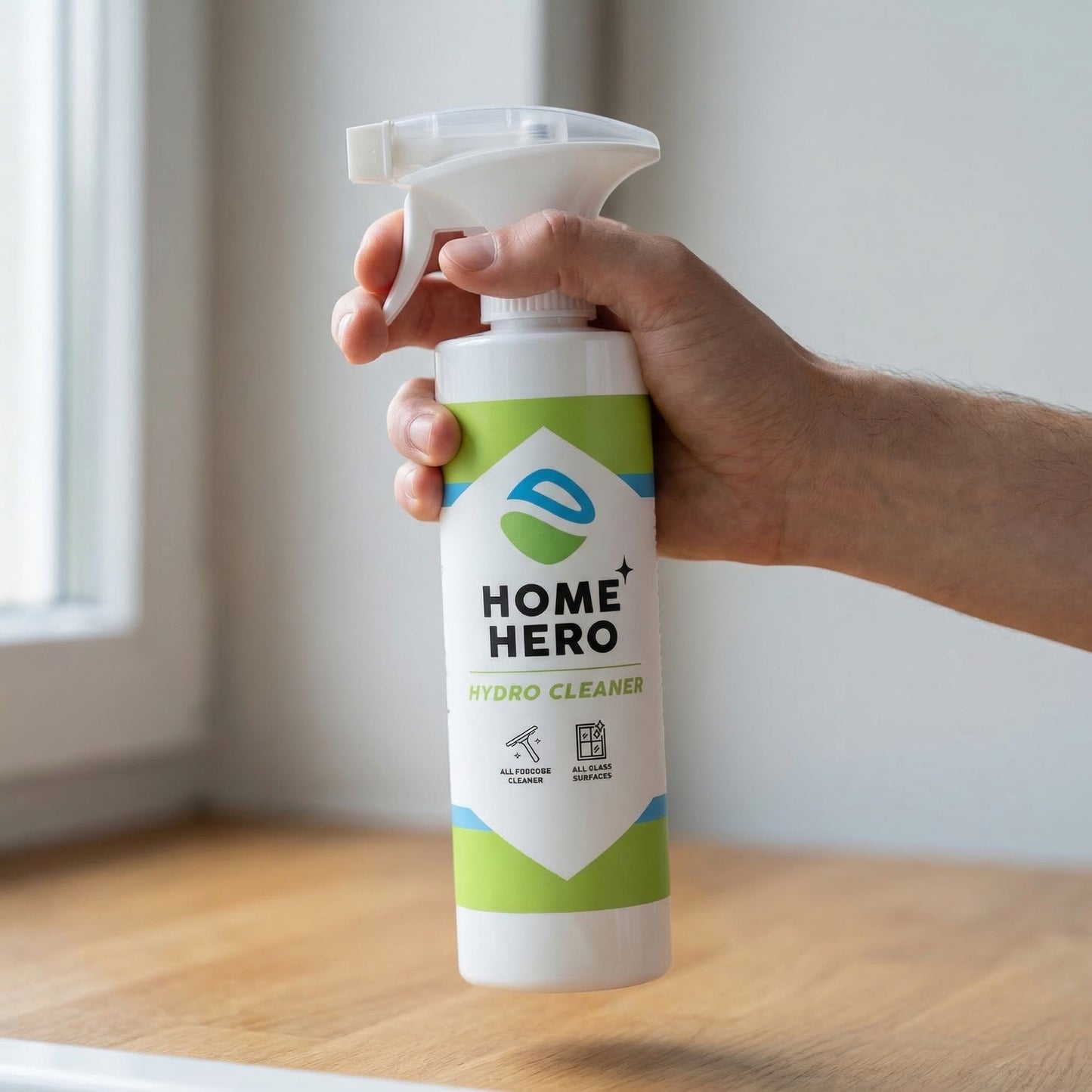 Vodní čistič - Profesionální produkt čištění skla