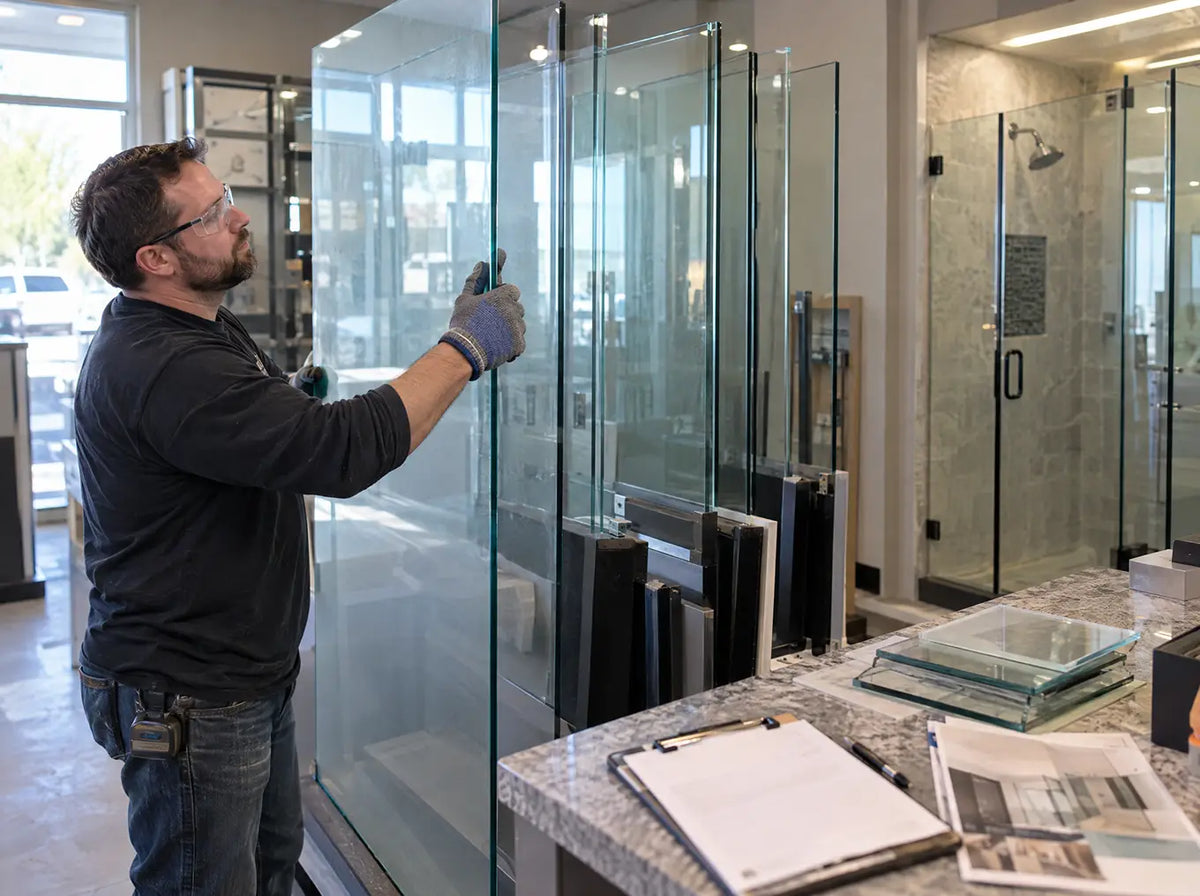 The pros can fix your glass, but it won't be cheap.